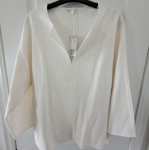 COS White Top with three-quarter length sleeves